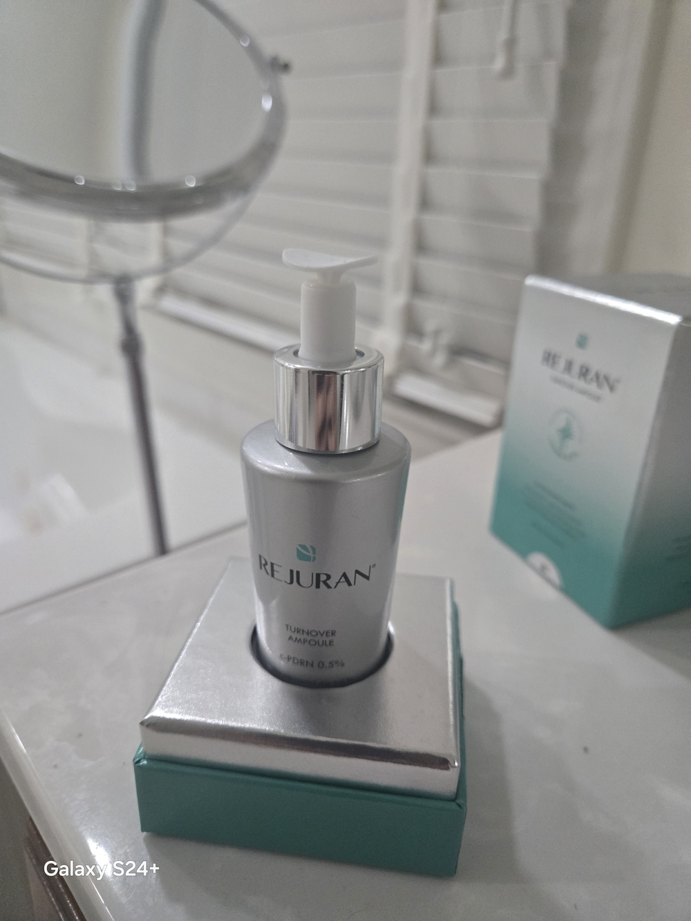 Rejuran Silver & Teal Turnover Ampoule Serum — Hydrating Face Treatment